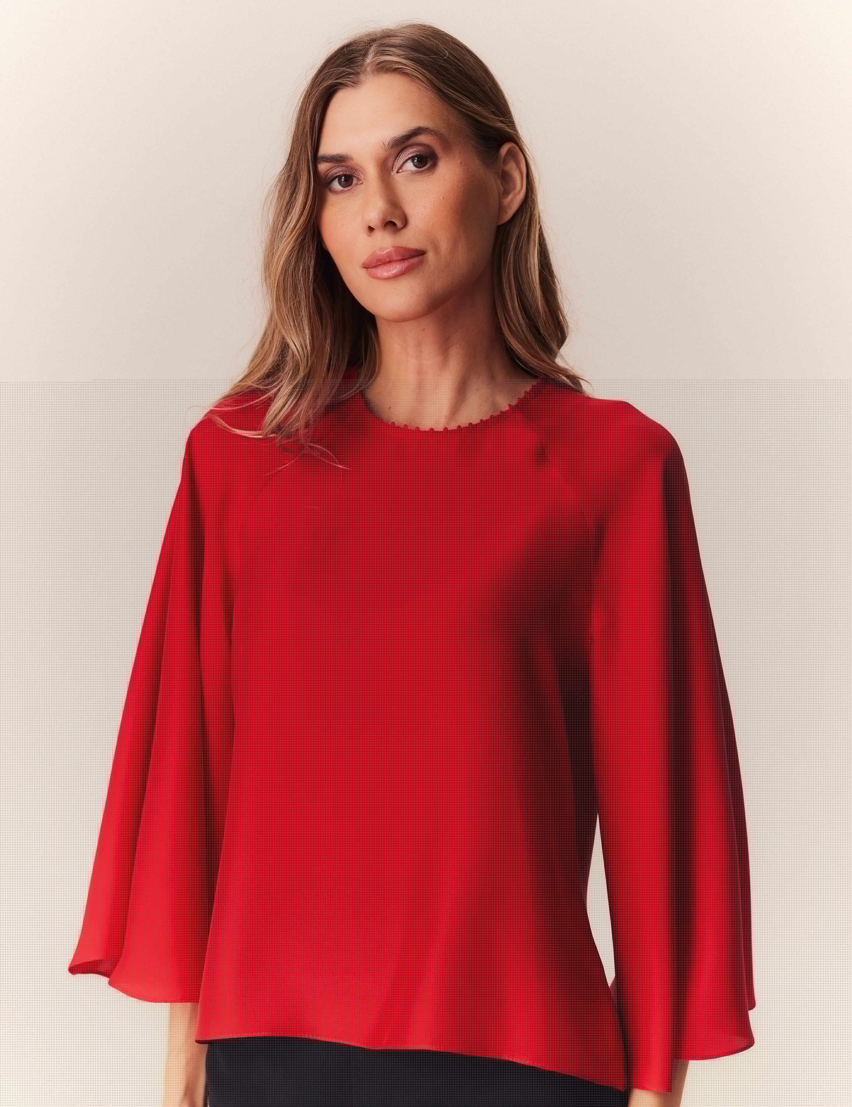 BLUSA CRIS VERMELHO CARMIN