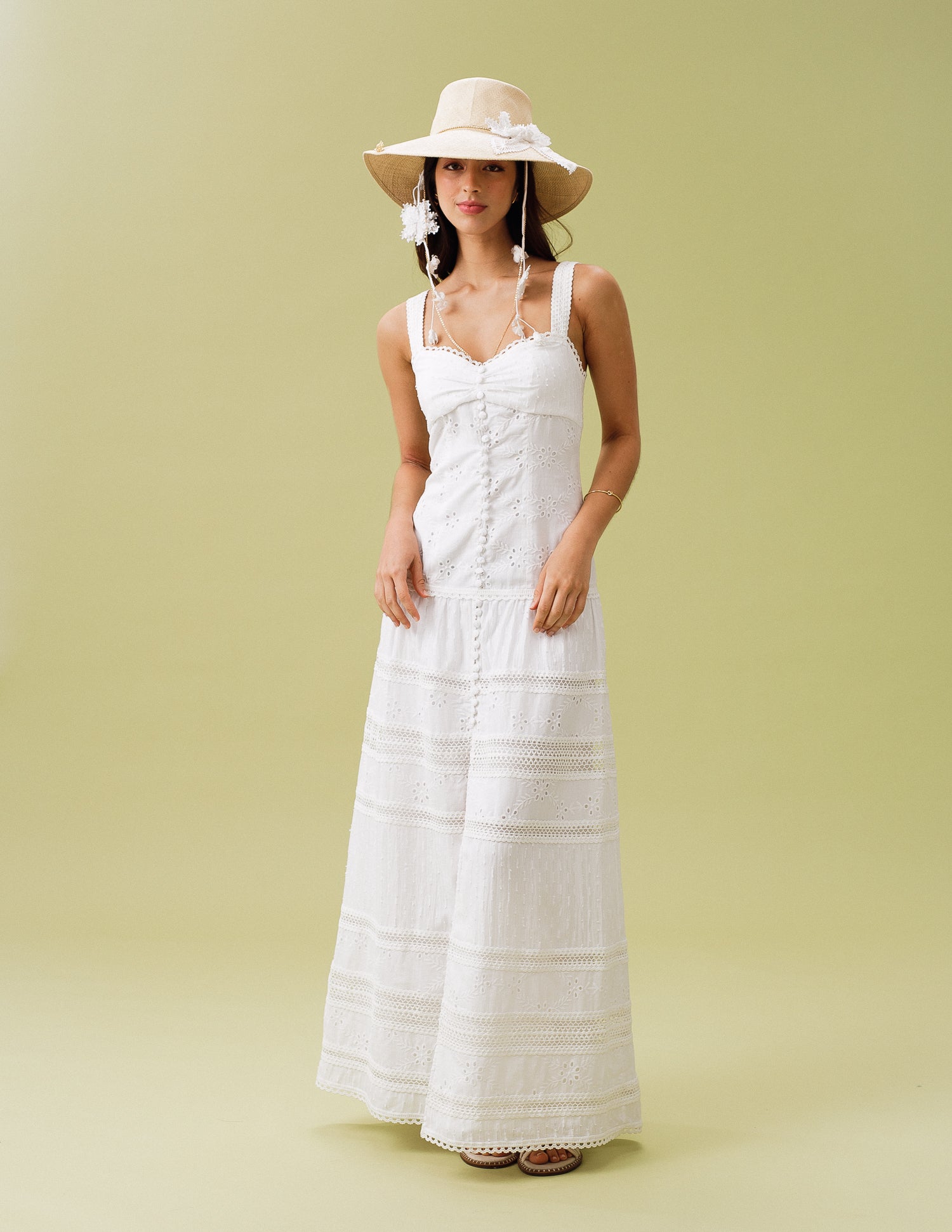 VESTIDO LONGO PAULA OFF WHITE JASMIN